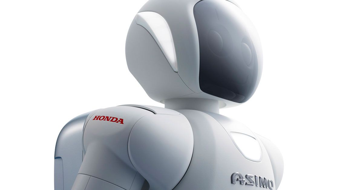 Honda ASIMO close-up (IEEE Robots Guide)